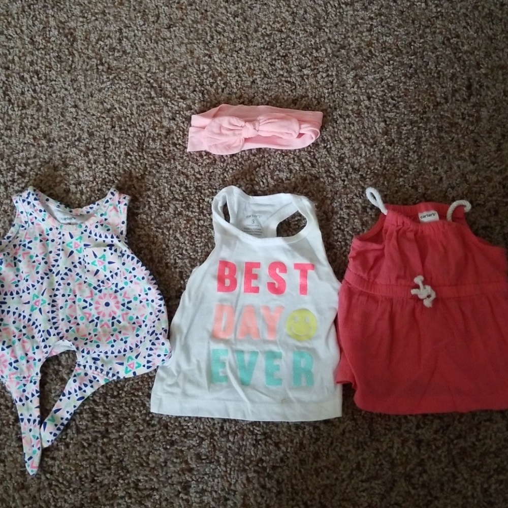 Carter 3 month old tops